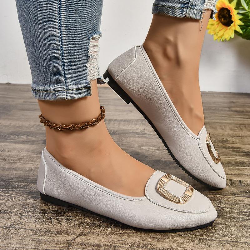 Fashion Women Shoes 2024 New Spring Autumn Fashion Casual Outdoor Women's Flat Shoes Slip on Round Toe Comfortable Shoes Women's Fashion