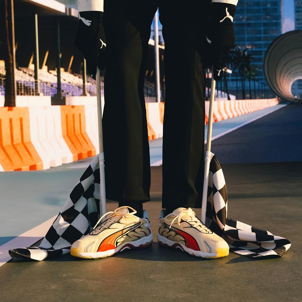 Puma A$AP Rocky x Inhale OG Summer Melon Men Sneakers Cream High-Risk-Red 401782-01