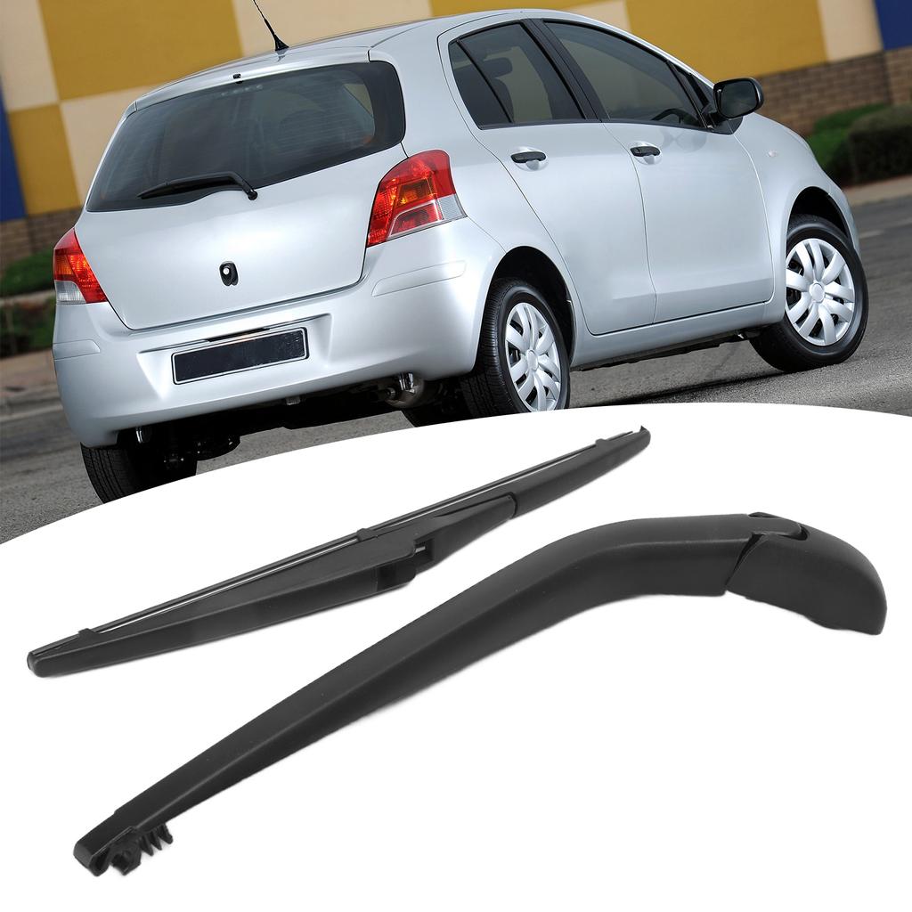 Rear Wiper Blade Windscreen Parts ABS Black 85241‑52010 Replacement for Yaris 2006‑2012