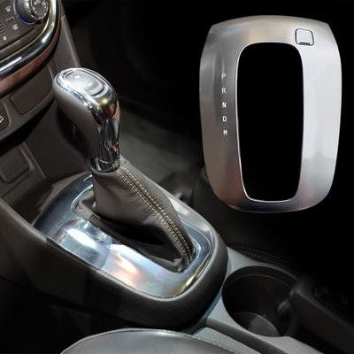 Funda de Palanca de Cambios Para Buick Encore OPEL VAUXHALL MOKKA 2012-2017 Panel de Control de Palanca de Cambios de Coche Plateado Accesorios Interiores de Coche