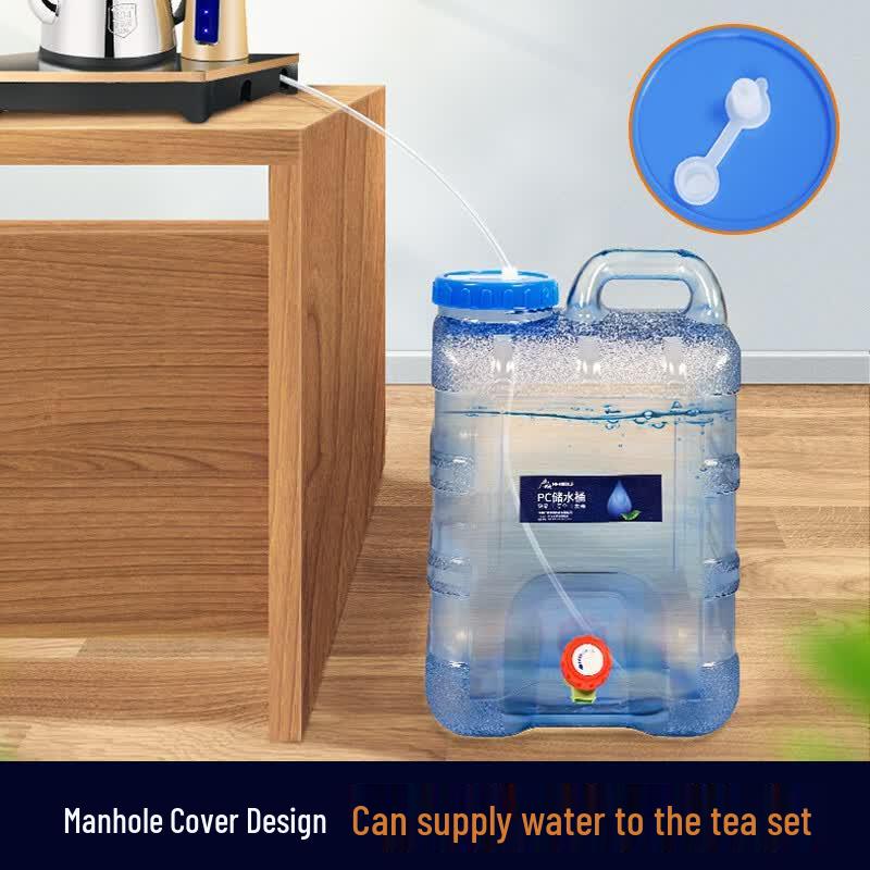 Portable Outdoor Water Storage Container with Spigot