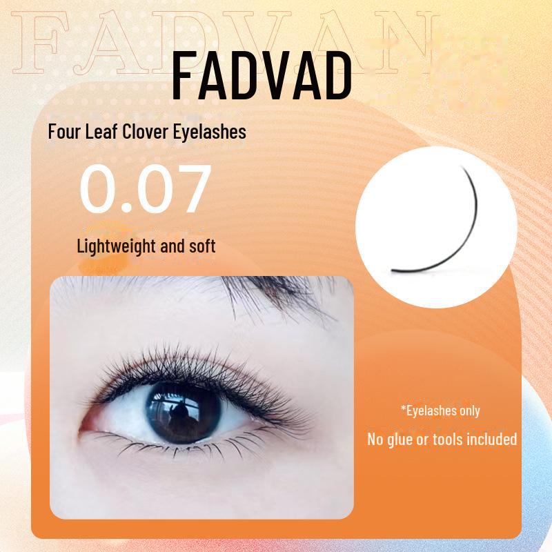 

Ресницы FADVAN Clover: Наращенные ресницы W-Type 4DW, изгиб 0,07D. 8-14mm Mixed