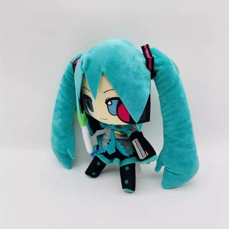 Jucarie De Plus Hatsune Miku, 23cm, Multicolor, Umpluta Cu Bumbac PP 3D, Set De Jucarii De Plus