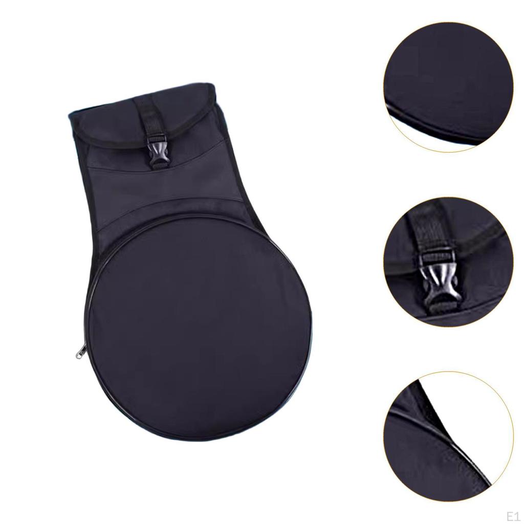 12 inch Dumb Drum Bag for Practice Pad with Shoulder Strap Beginner Music Enthusiast