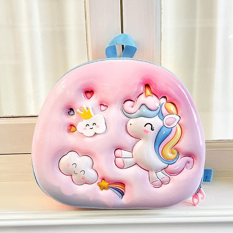 Cute Colorful Cartoon Children's Backpack For Kindergarten Boys And Girls With Spacious Design