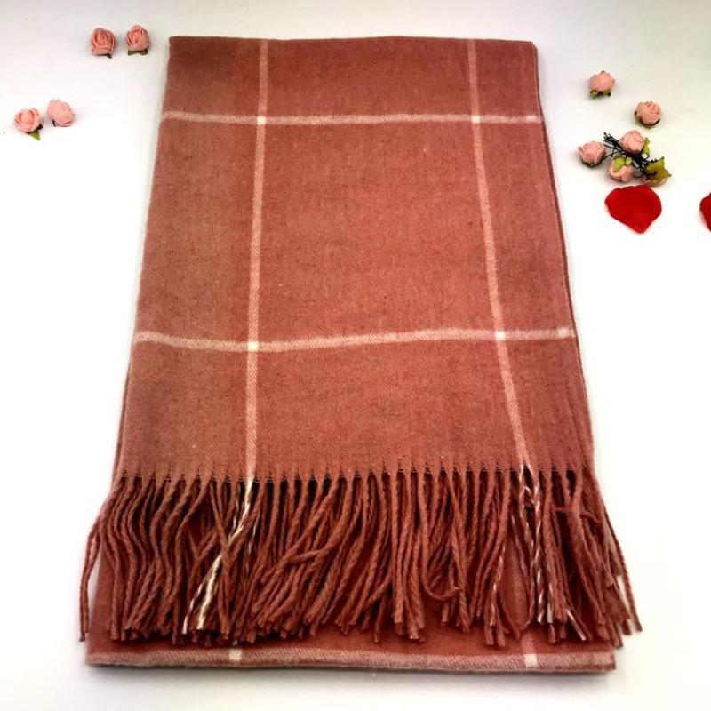 Autumn and winter new plaid wool shawl, warm fashion thickened scarf women, sweet multi-colored shawl