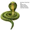 Simulation Snake Plush Toy Realistic Snake Skin Giant Cobra Plushies Funny Trick Toy Soft Stuffed Animal Doll Children Educational Toys Home