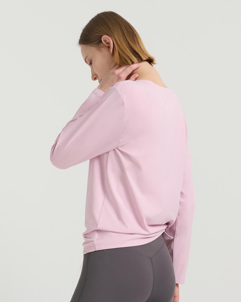FORMATIVE New Side Slit Long Sleeve (Fmst5014F)_Cosmos Pink