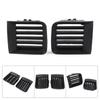 Black Left Right Front Hood Fog Light Lower Grill Grille Cover For 1999-2004 622572W100, 622562W100