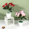 Zantedeschia Aethiopica Simulates Potted Plant Artificial Flower Decoration