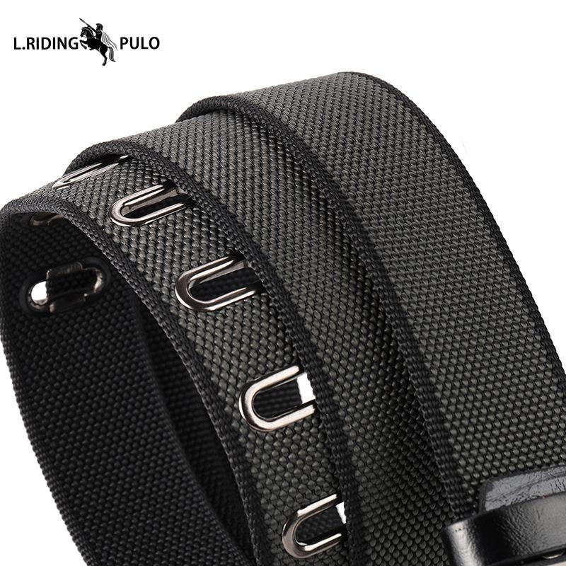 Men's Pin Buckle Canvas Belt Youth Overalls Belt Casual Durable Belt Fashion Trend All-match Belt