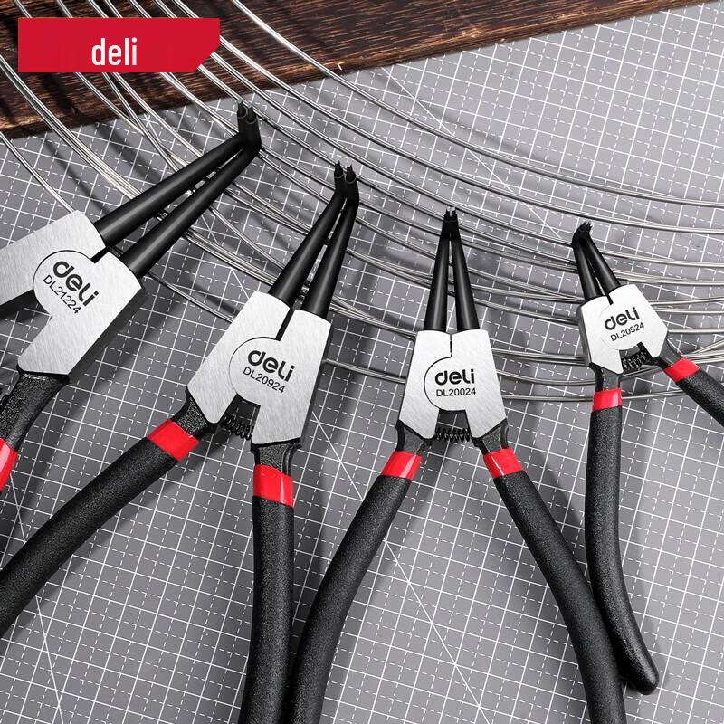 Deli 9-inch Circlip Pliers