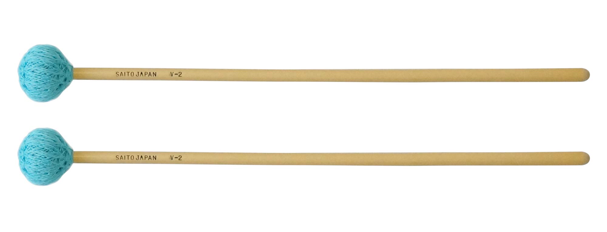 

Saito Vibraphone Mallet Nagaso Shigemitsu Model Cord Wound Head M 37cm [V-2] Hardness (Medium) Length