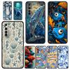 Blue Ocean Fish Soft TPU For Realme 13 12 11 10 9 Pro Plus GT3 GT2 C21 C25 C35 C53 C55 C67 Pro 5G Phone Case Cover Fundas Capas