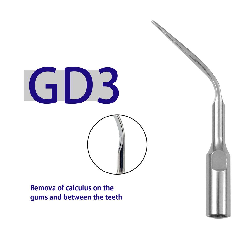 5Pcs Dental Ultrasonic Scaler Tips Fit Ems Woodpecker Dte Satelec G1-G6 E1-E5 P1 P3 P4 Gd1-Gd6 Pd1 Pd3 Pd4 Ed1 Ed2