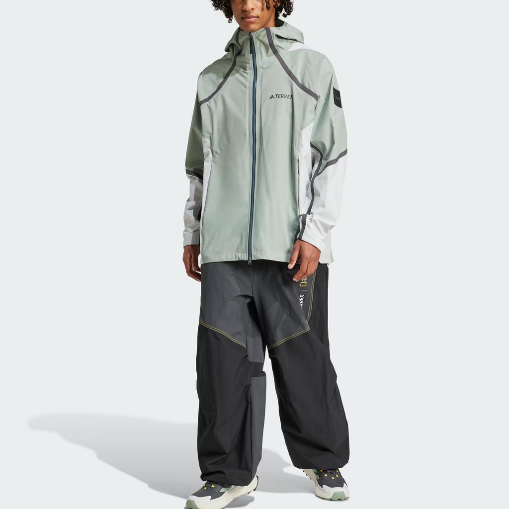 Adidas x National Geographic Rain.Rdy hooded panelled jacket JD5835
