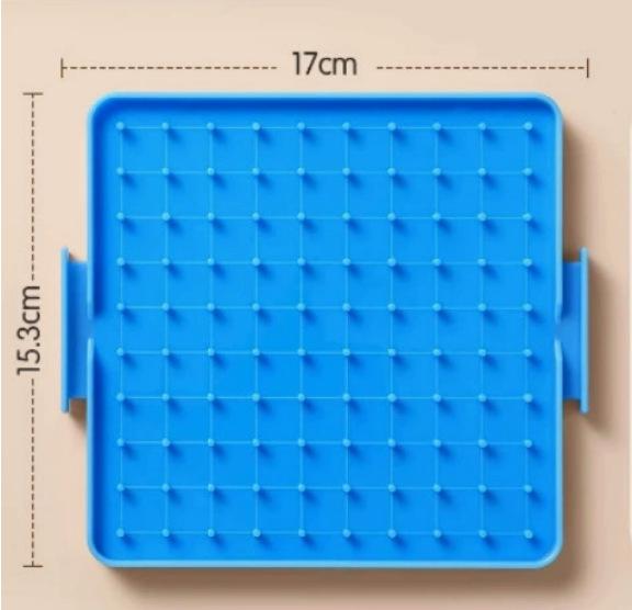 First Grade Math and Second Grade Geometric Shapes Nail Board for Kindergarten Learning