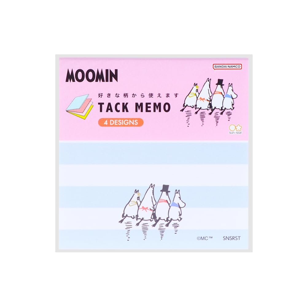 

Stationery Moomin Sticky Notes with 24 Little S2844141 Sun-Star Illustrations, Summer, My,
