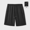 Men's Casual Black Ice Silk Sports Shorts