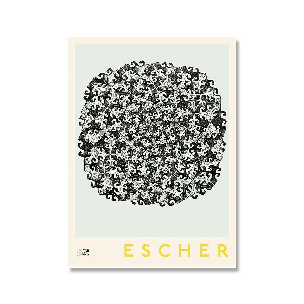 

М.К.. Эшер Сюрреалистическое искусство Выставка абстрактный постер холст печать художественное произведение холст картина настенное искусство картина для комнаты домашний декор 50x70cm No Framed