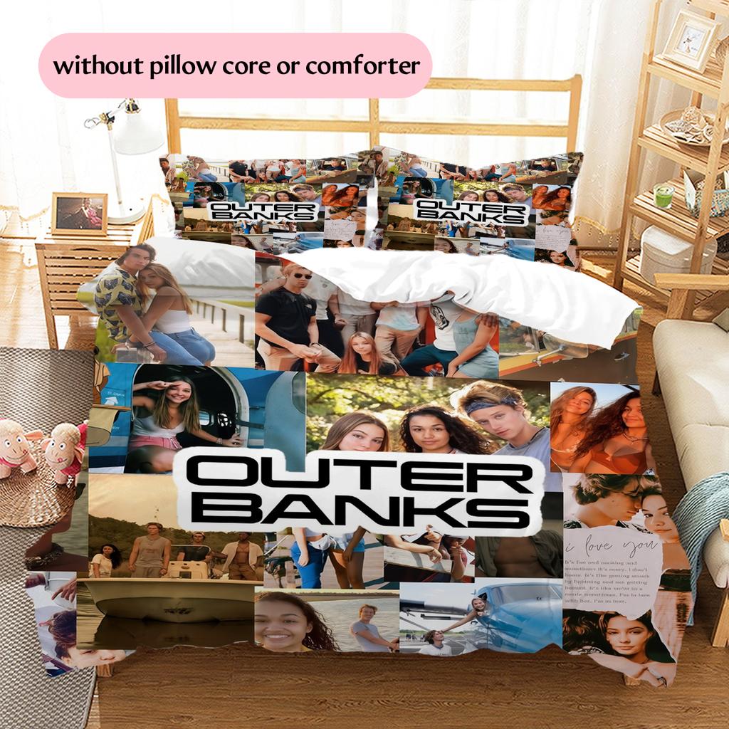 The Bund Mysteries Pattern Bedding Home Decoration Birthday Gift (1 * duvet cover + 2 * pillowcase, without core)