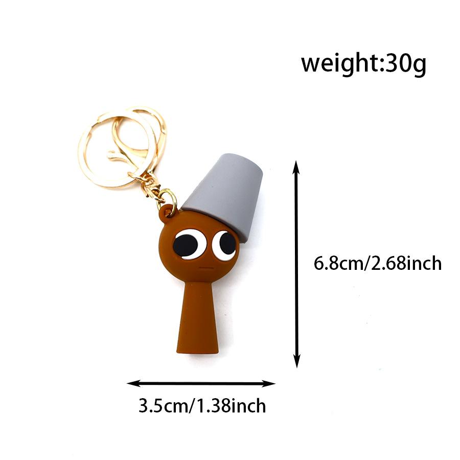 Brelok Rhythm Box Sprunki Ręcznie robiony Wisiorek Lalka Model Peryferyjny do Gry Brelok Wisząca Biżuteria Rhythm Box Ręcznie robiony