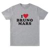 2026 I Heart Bruno Mars Maglietta Morbida Merchandising di Bruno Mars T-shirt Donna Uomo Cotone Casual a Manica Corta Top Basici per l'Uso Quotidiano