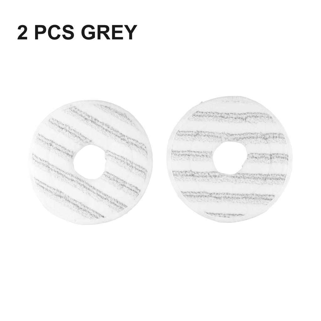 2 Pack Microfibre Washable For& Clean Mop Refill Accessories Robot Vacuum Cleaner School Bag Cleaning Robot Rotating Mop
