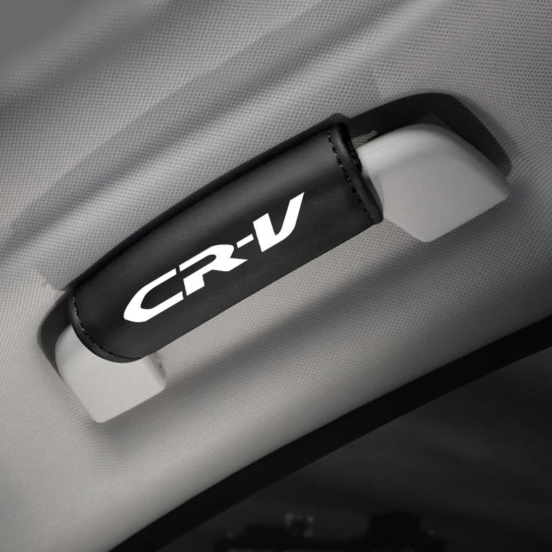 

2Pcs Car Roof Handle Protection Pull Gloves Interior Accessories For Honda mugen power Accord Civic vezel Crv City Jazz Hrv