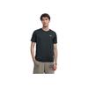Li-Ning Quick-Dry Breathable Knitted Round Neck Short Sleeve T-Shirt Men Tops Black AHSR591-2