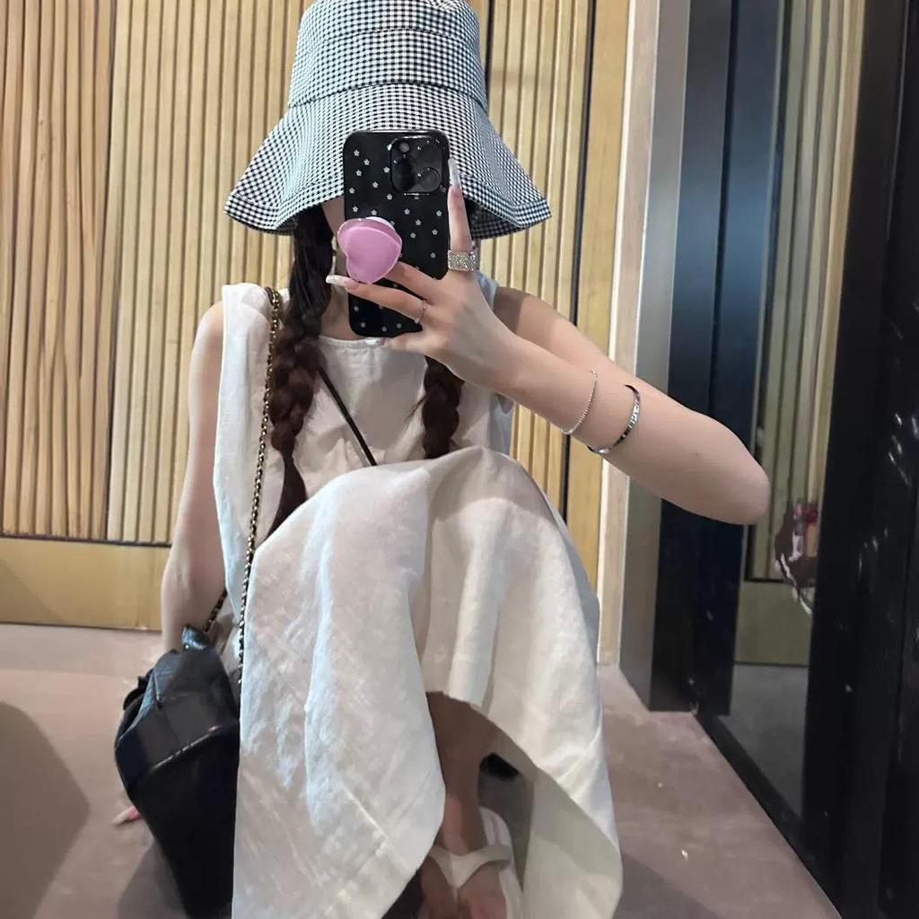 Reversible Summer Linen Cutout Tank Top