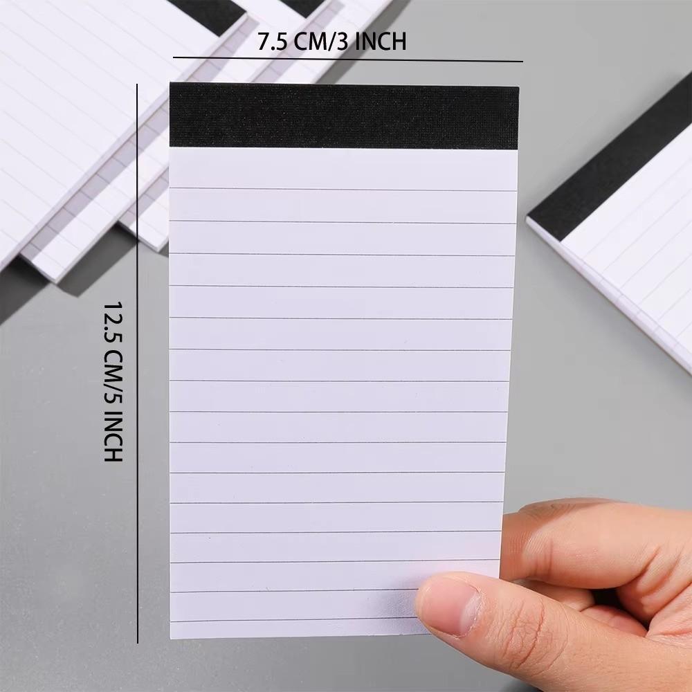 5 pz Blocchetti Vuoti A7 30 Fogli Tavolette per Scrittura Blocchetto Memo Orizzontale Portatile Ufficio
