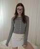 SALON DE YOHN Button Slit Cardigan_ Gray