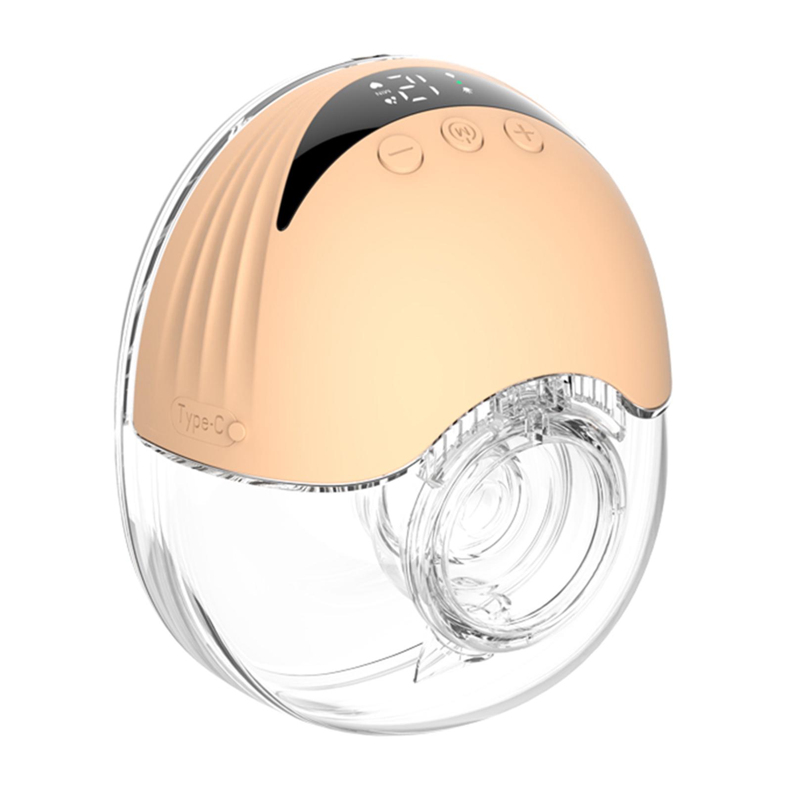 Электрический молокоотсос Ручной Молокоотсос Носимый Электрический Молокоотсос Легкий со светодиодным дисплеем 4 режима и 12 уровней