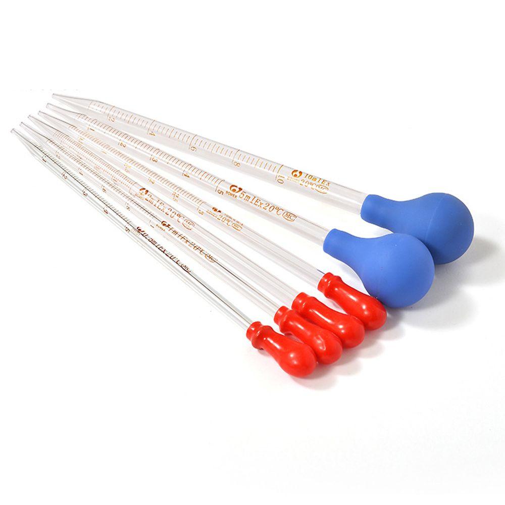 Blaue Pipette Pipett Mit Skala Glaspipetten Skala Tropfer Gummikopf