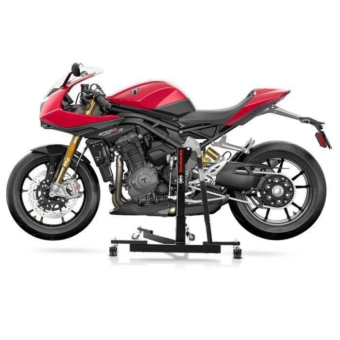 Lève moto centrale - ConStands Power-Evo - Compatible Triumph Speed Triple 1200 RR - 300 kg - Noir
