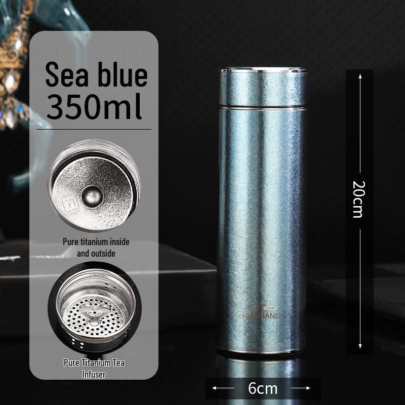 HOAOR 350ml Portable Double-Layer Insulated Mug