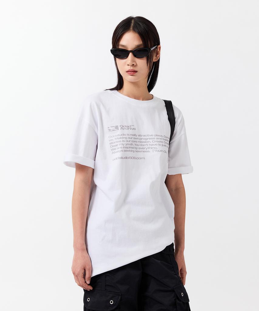 ODDSTUDIO Archiving Graphic Oversized T-Shirt - 6 Colors