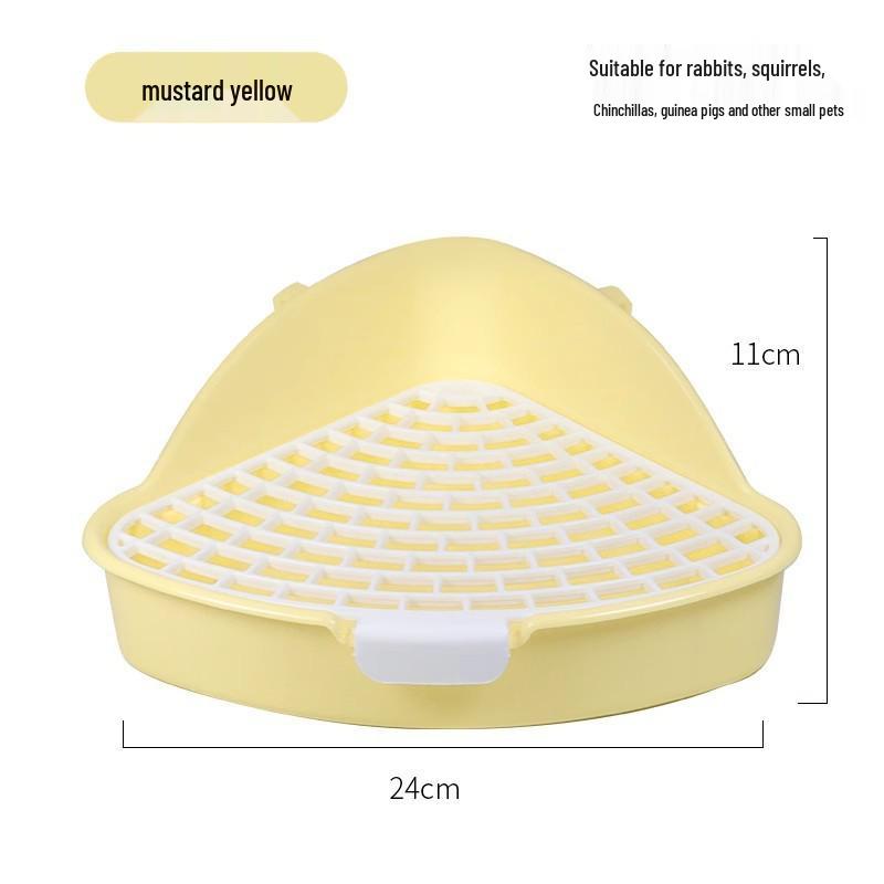 Rabbit and Guinea Pig Anti-Tip Urine Potty - Fixed Style for Chinchillas