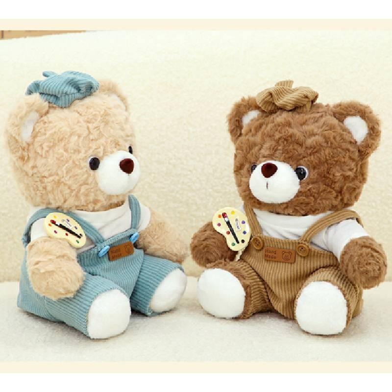 Bear Teddy Plush Toy Animal Doll Birthday Gift Design Bedroom Friend Decoration