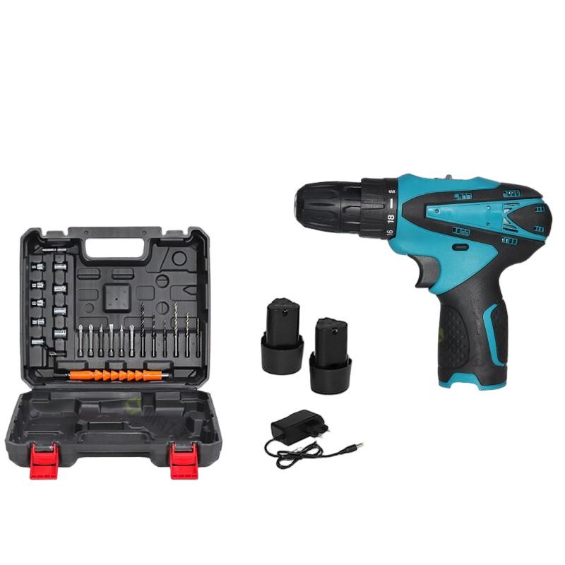 12V Lithium Battery Handheld Drill & Screwdriver - Household & Industrial Grade Electric Tool.
