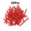50-100Pcs Numbered Poultry Leg Bands - Colorful Plastic Chicken Leg Rings For Farm Identification