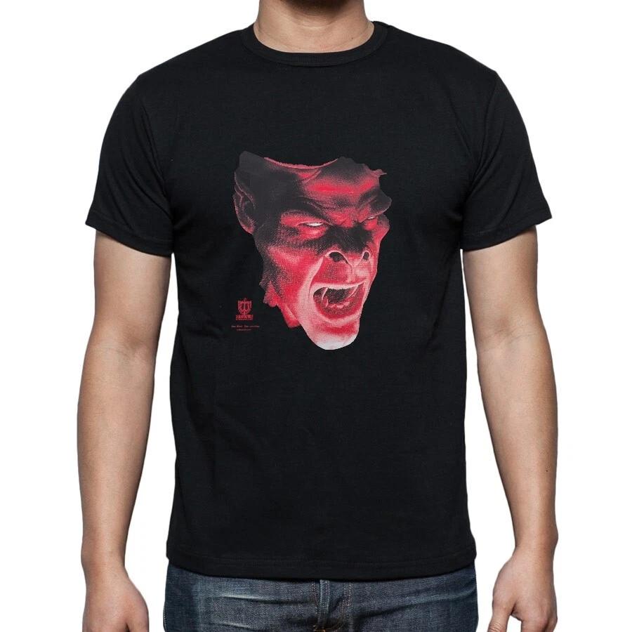 Demon Head T shirt Tee Funny L