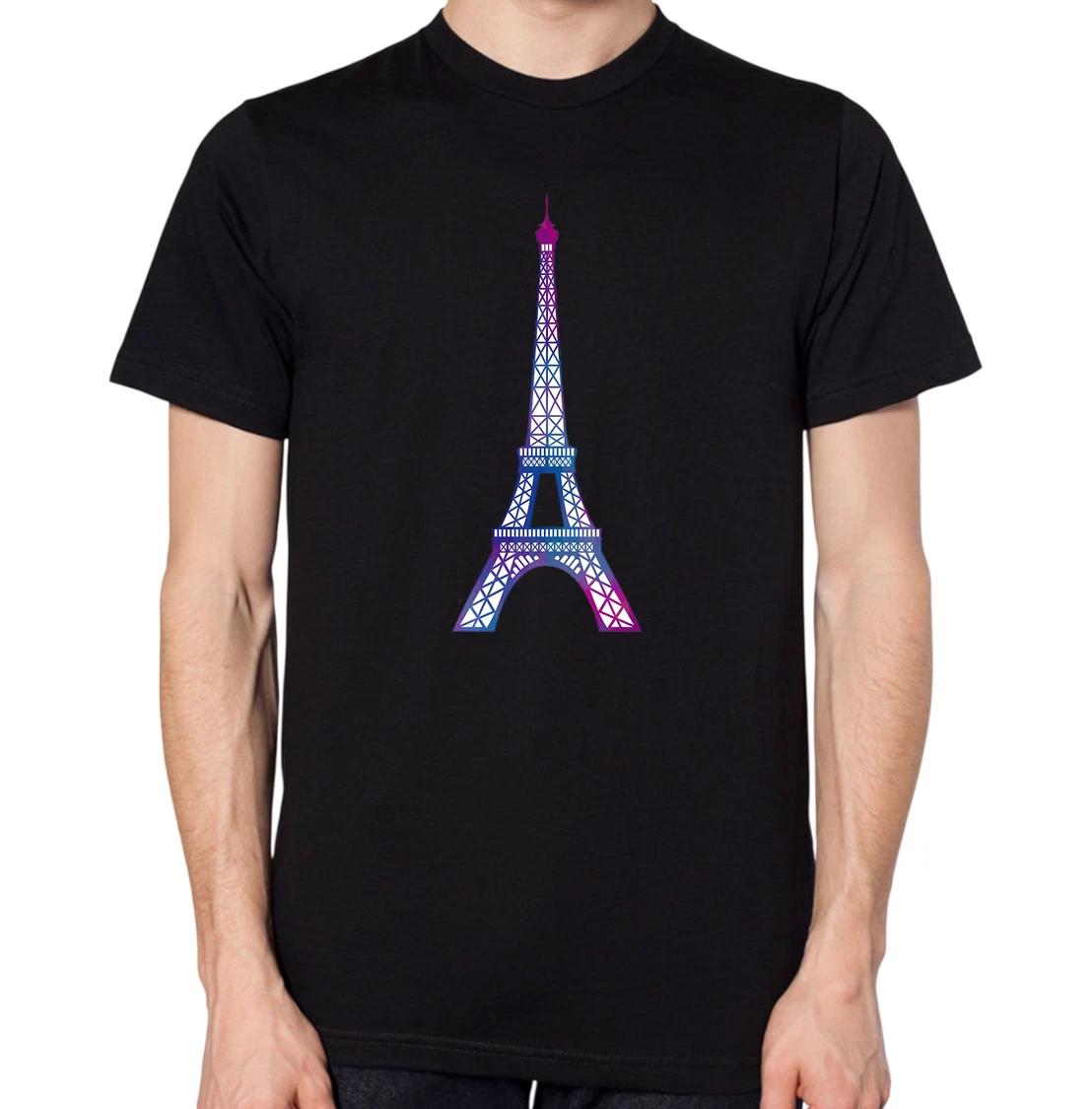 Eiffel Tower T-Shirt France Tee Paris Mens Womens Top XL