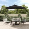 VidaXL Replacement Fabric for Cantilever Parasol Black 350 Cm 313818