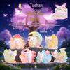 Hot Selling Cat Travel Diary: Blind Box Fashion Resin Figurine - Hand-Painted Cute Cat Desktop Ornament