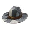 Travel Photography Vacation Stage Performance Jazz Hat Ethnic Style Fashion Street Shot Felt Hat Western Retro Cowboy Hat