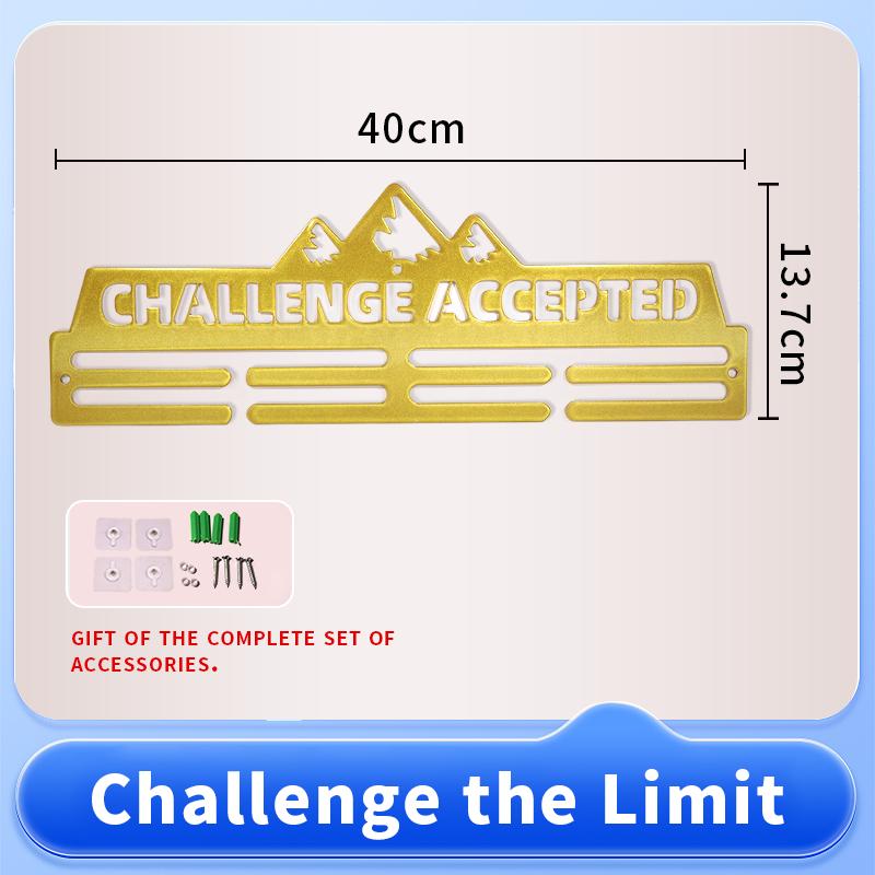 Factory Direct Custom Large Wall Hanger Metal Medal Display Rack for Bulk Medals & Awards Storage