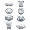 Deformable Fruit Basket Foldable Deformable Wire Drain Basket Vegetable Serving Drain Tray kitchen accessories
