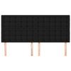 Headboard - Maison Exclusive - Black - 200x5x118/128 Cm - Adjustable Height